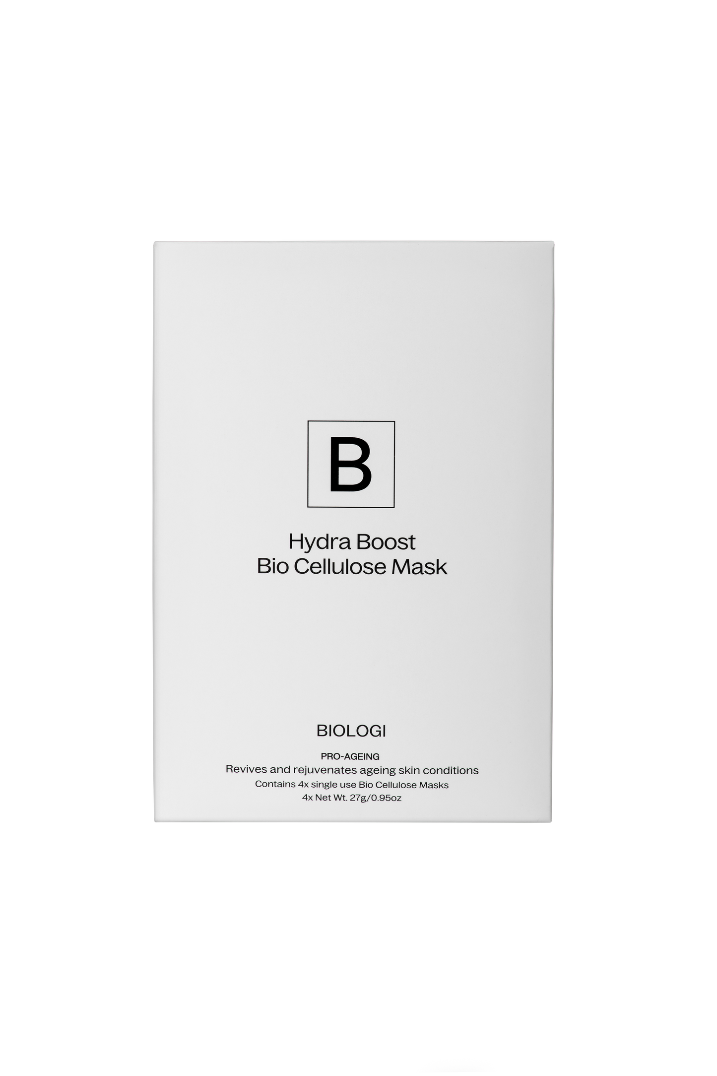 BIOLOGI 水潤抗衰老生物纖維面膜 Hydra Boost Bio Cellulose Sheet Mask (Pro-aging)