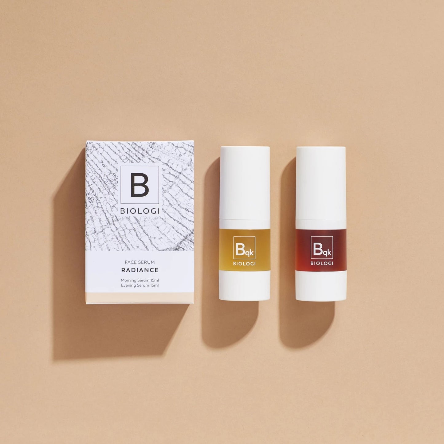 BIOLOGI【Bqk】淨瑕淡斑去印早晚活性精華液(2枝) Radiance Face Serum Duo [Best Before Jul 2024]