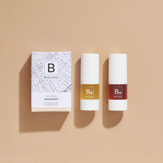 BIOLOGI【Bqk】淨瑕淡斑去印早晚活性精華液(2枝) Radiance Face Serum Duo