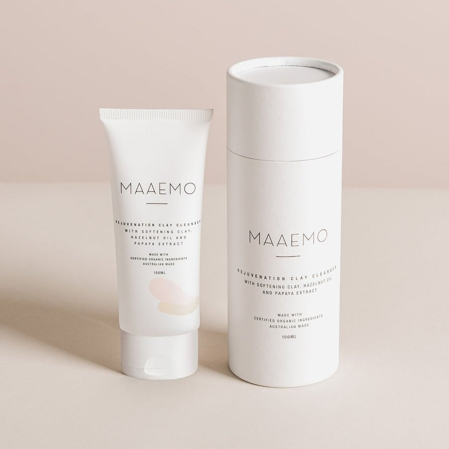 MAAEMO 有機保濕粉紅皂土潔臉乳 Rejuvenation Pink Clay Cleanser