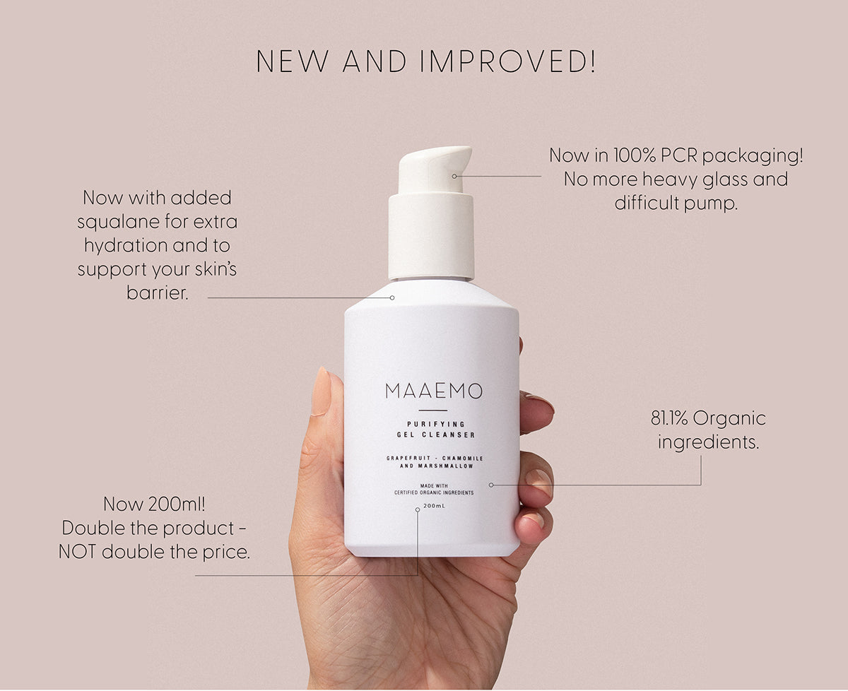[Doubled Size!] MAAEMO 淨化舒緩潔臉啫哩 Purifying Gel Cleanser